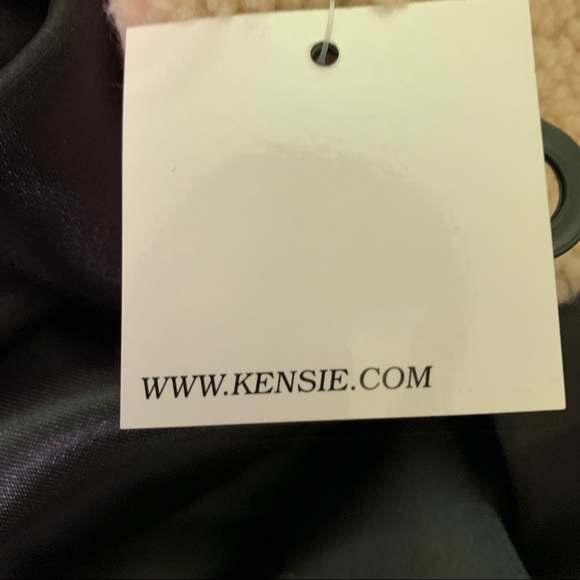 kensie NWT Sherpa Style Hat w/2.5” Brim Pale/Lt. Pink Elastic OS - Picture 10 of 10